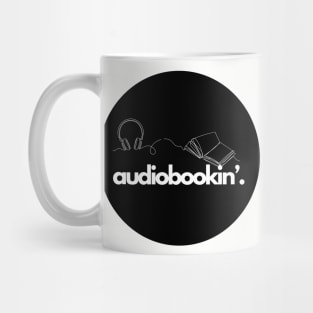 AUDIOBOOKIN’ Black Circle - small graphics Mug